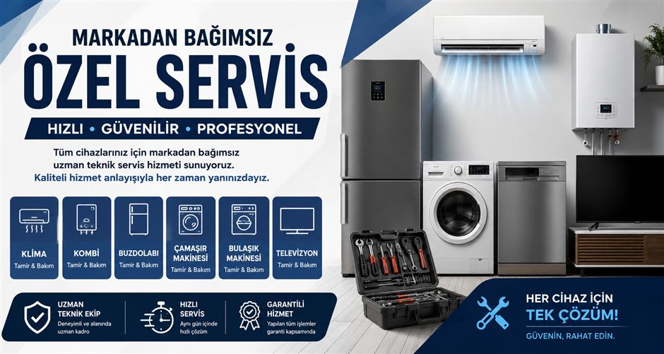 Banaz Beyaz Eşya Servisi — klima, kombi ve beyaz eşya servisi